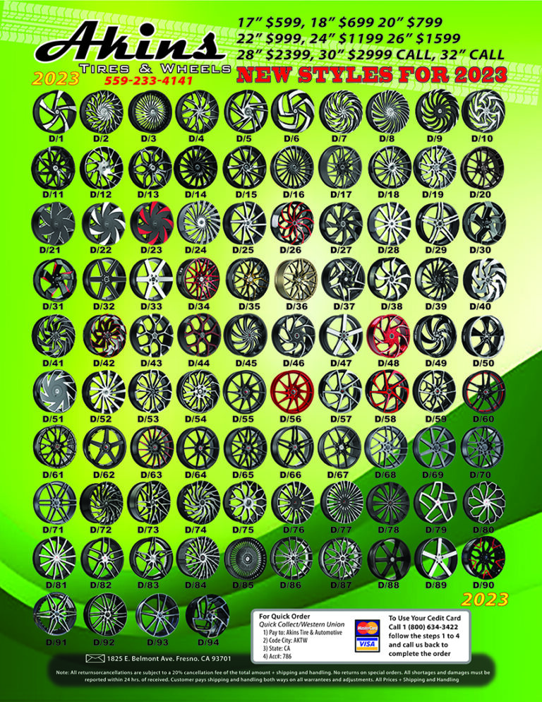 Akins Tires and Wheels Fresno Clovis Custom Wheels
