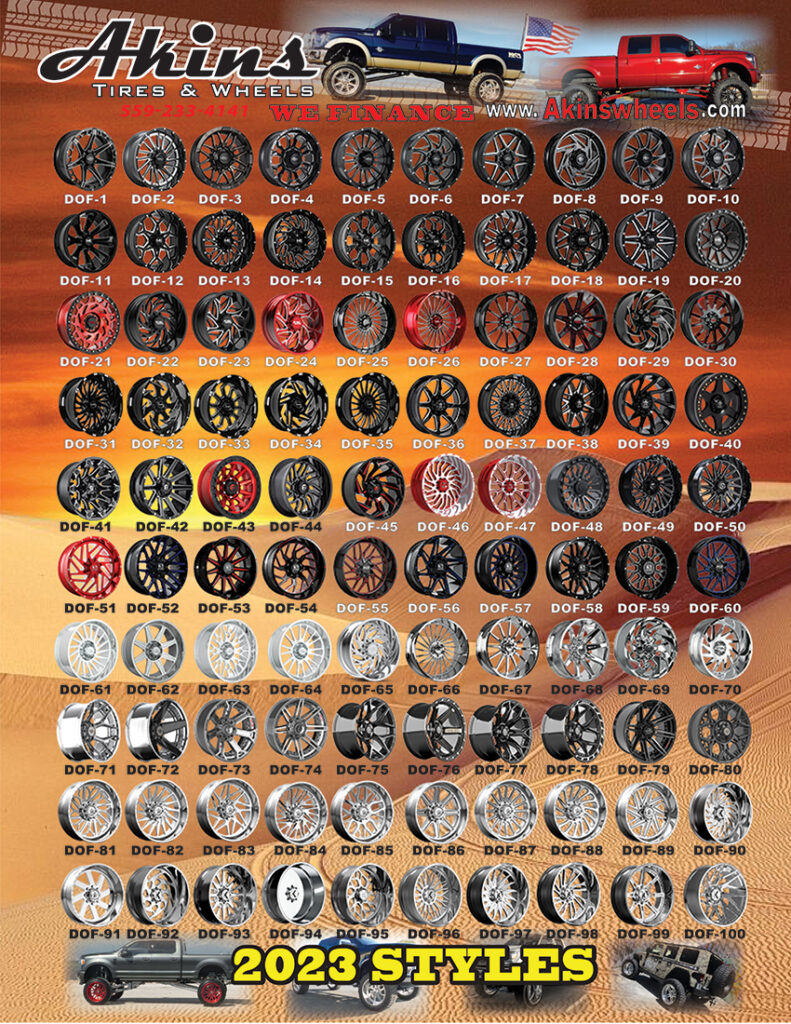 Akins Tires and Wheels Fresno Clovis Custom Wheels